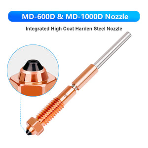 MingDa 5pcs Integrated High Coat Hardened Steel Nozzle MD-600D & MD-1000D