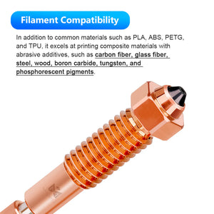 MingDa MD-400D Integrated High Coat Hardened Steel Nozzle