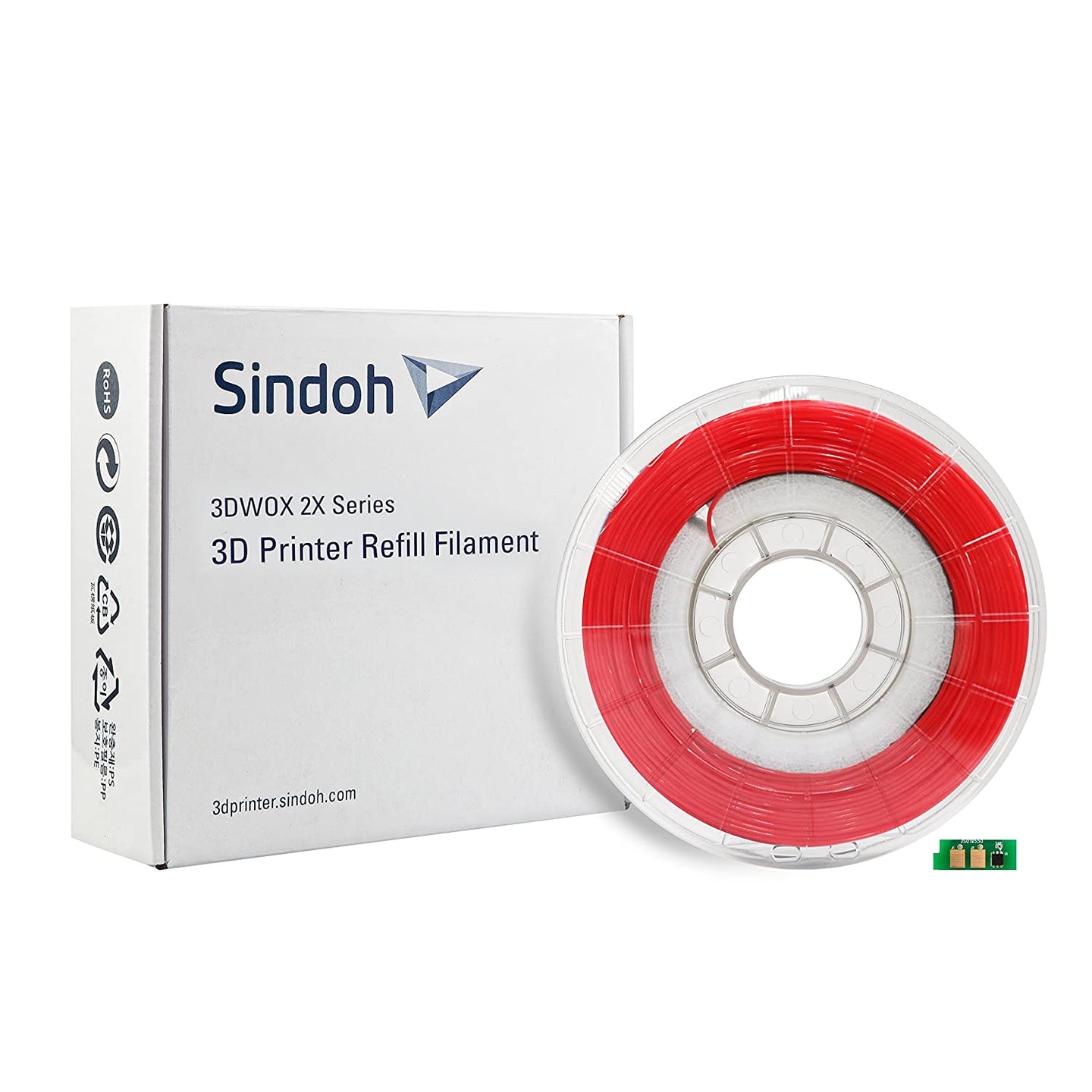 Sindoh-3DWOX-Refill-Flexible-Filament-Red