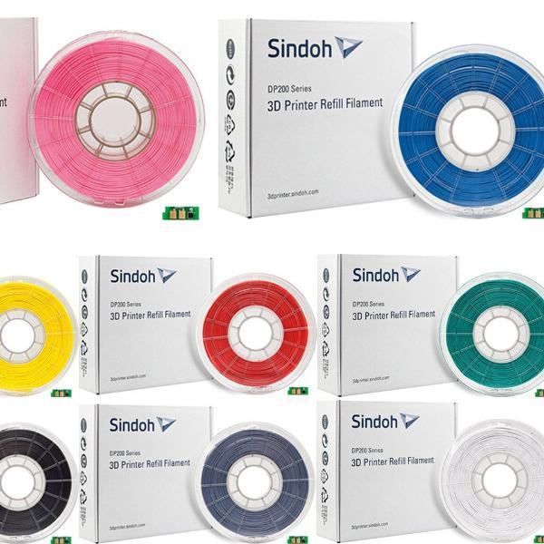 Sindoh 3DWOX Refill PLA Compatible with DP200, DP201, 3DWOX 1, 1X, 2X Spool, 1.75 mm Filament